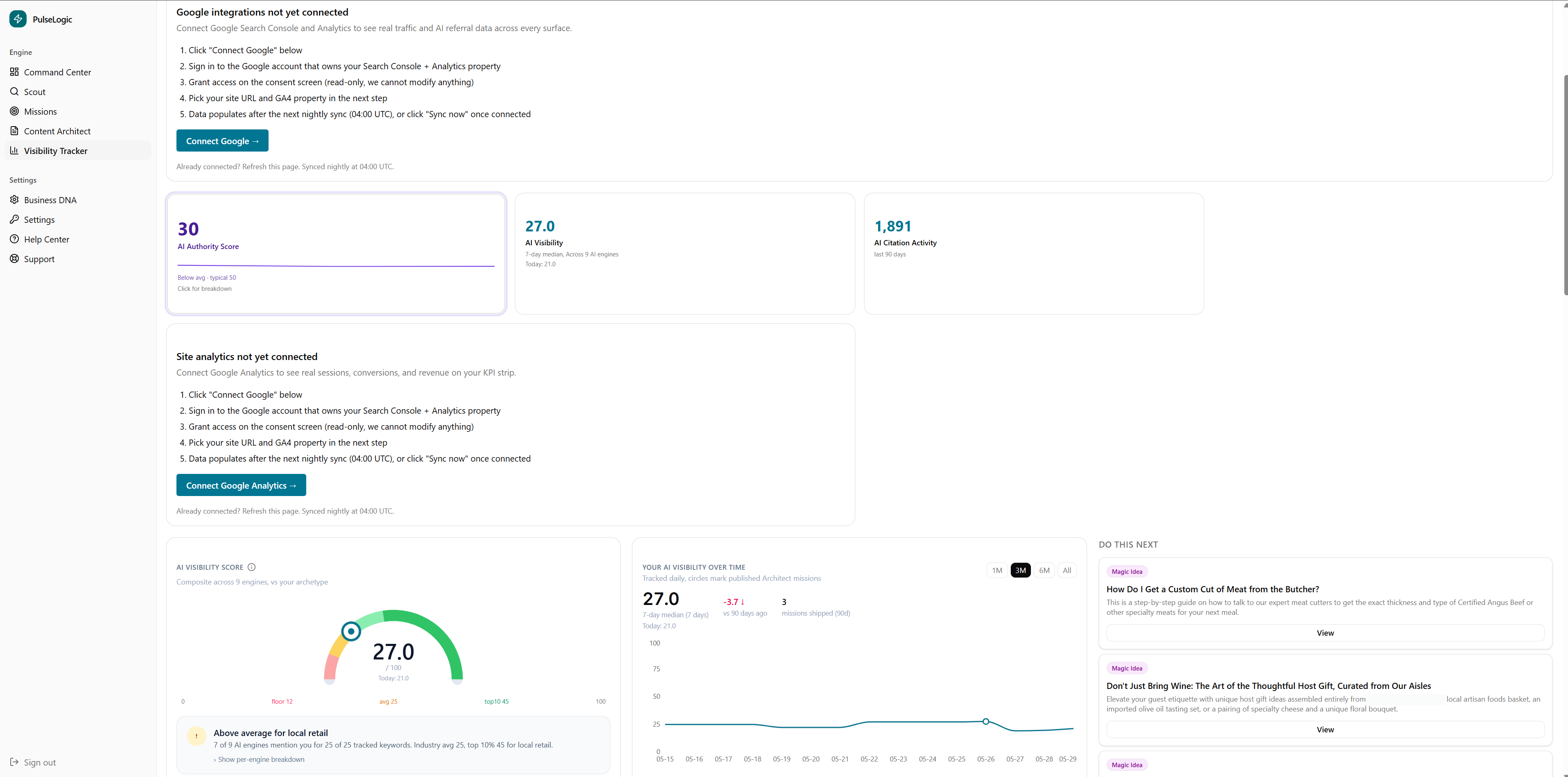 Visibility Tracker